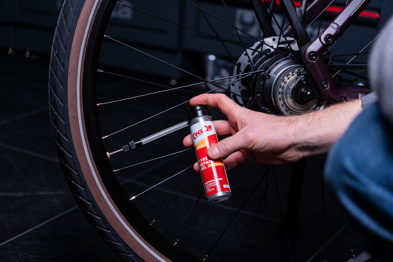 Gebruik Tyre Repair Gel